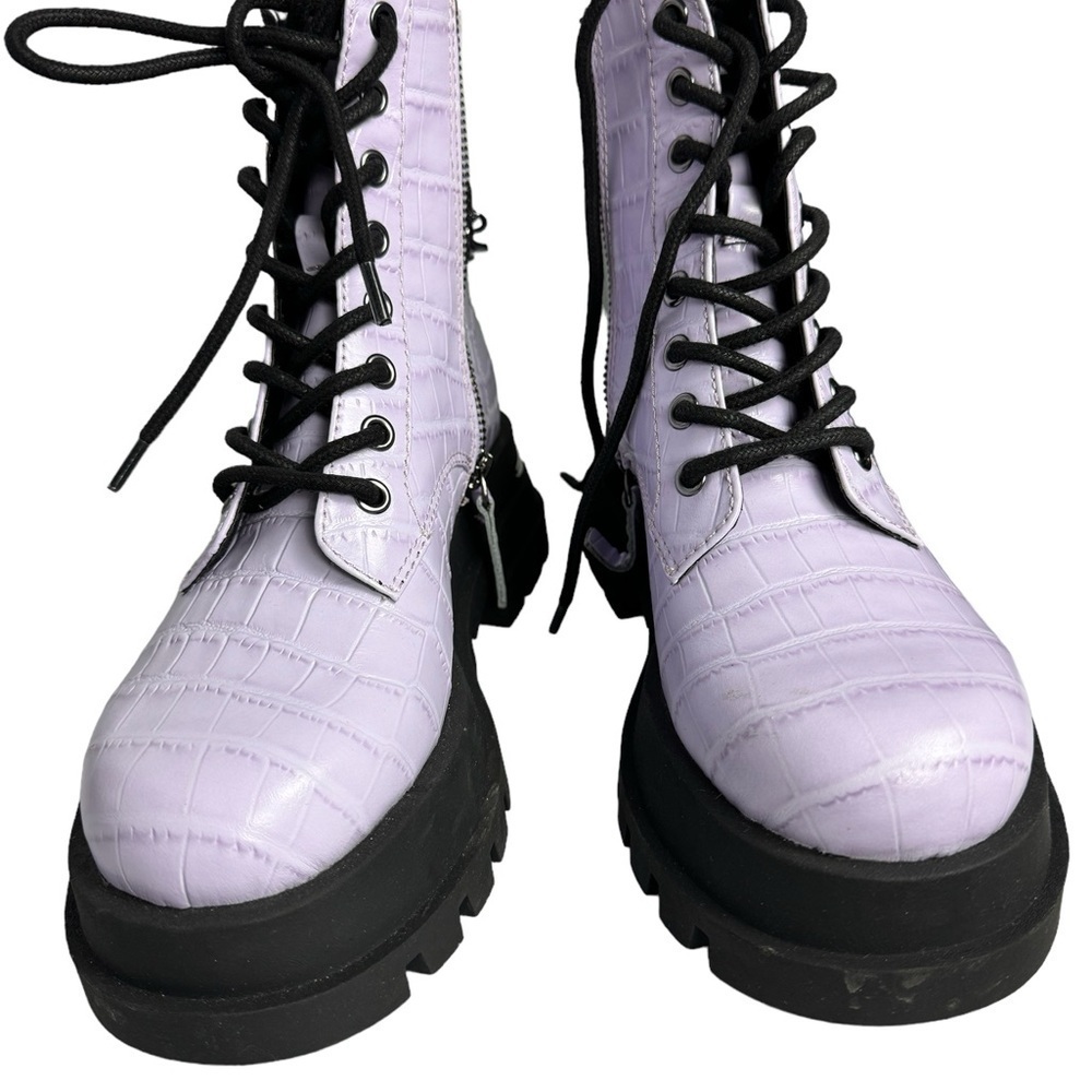 COPY - Aldo lilac platform boots brand new size US6